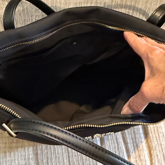 Kate Spade Black Tote with Floral Embroidery - Picture 8 of 12